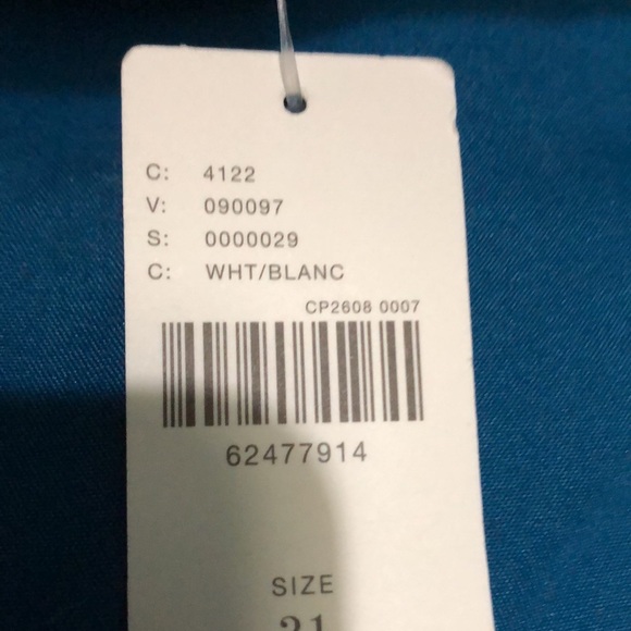 Size 31 Pilcro and the Letterpress WHITE HIGH RISE CIGARETTE STRAIGHT JEAN!!!! - Picture 8 of 8